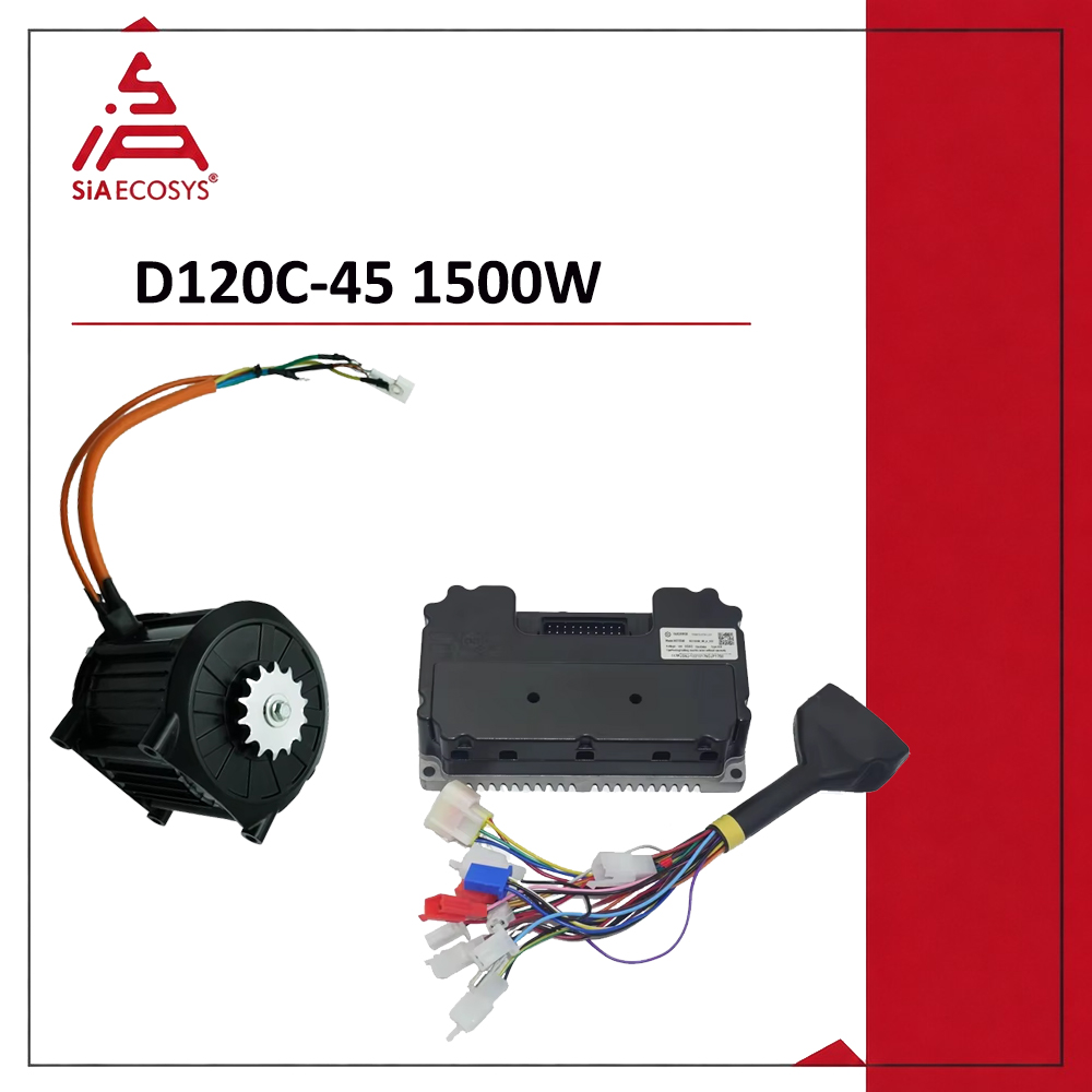 Electric Motorcycle Conversion Kit 72V - QSMOTOR D120C-45, motore PMSM da 1500