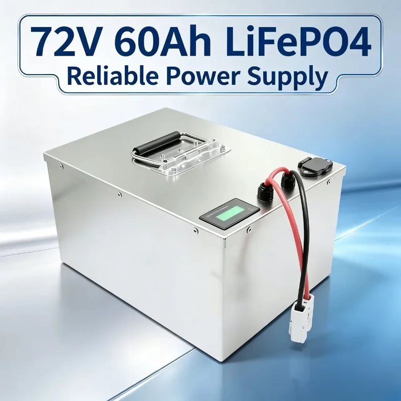 72V 60Ah Lifepo4 Battery Pack - Batteria LiFePO4 da 72V 60Ah, pacco