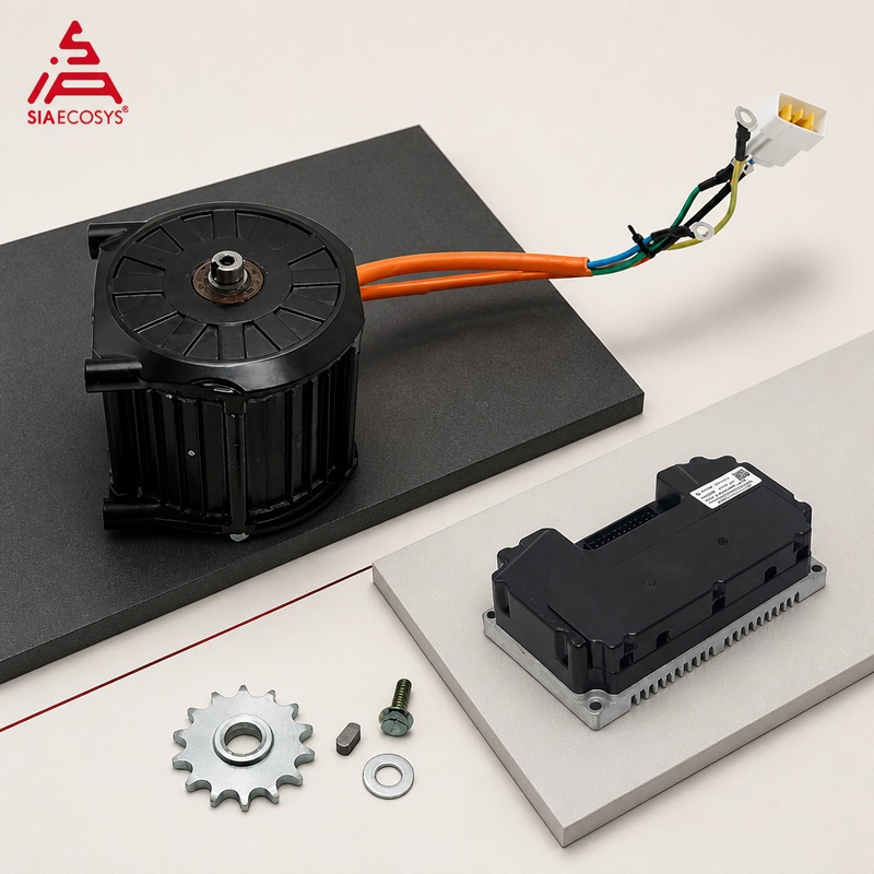 QSMOTOR D120C-45, motore PMSM  - Electric Motorcycle Conversion Kit 72V recensione e prezzo