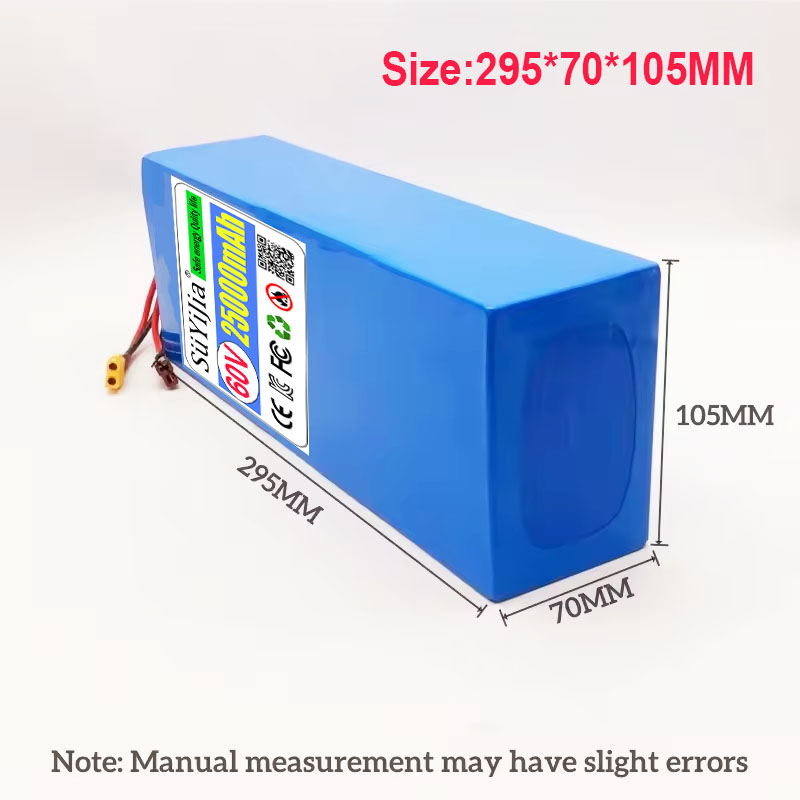Batteria al litio 16S5P 60V 25 - 60V 30Ah Electric Scooter Battery recensione e prezzo