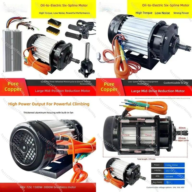 Kit di Conversione Elettrica p - Electric Motorcycle Conversion Kit 72V recensione e prezzo