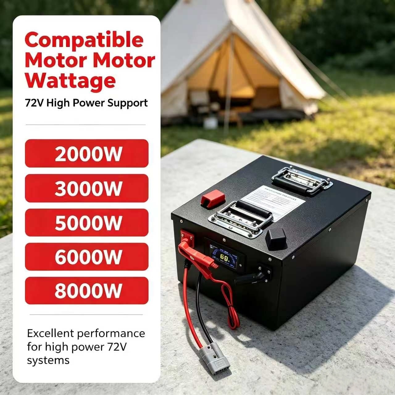 Pacco batteria ricaricabile al - 72V 60Ah Lifepo4 Battery Pack recensione e prezzo