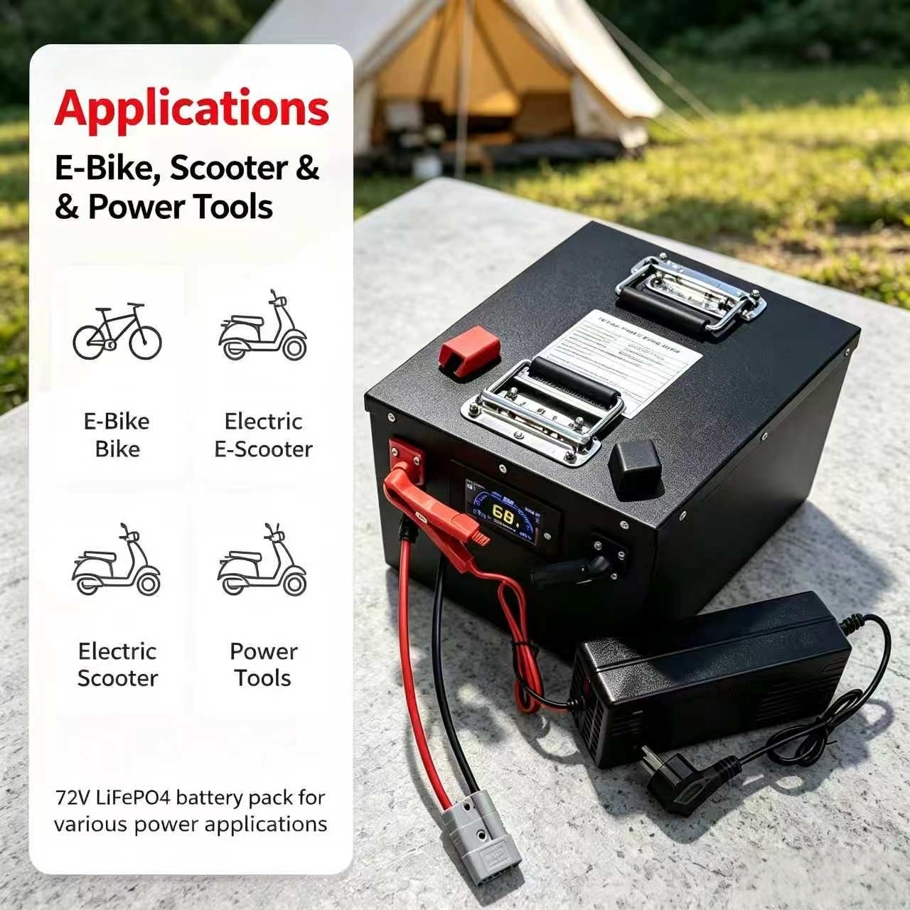 Pacco batteria ricaricabile al - 72V 60Ah Lifepo4 Battery Pack recensione e prezzo